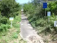 塩屋海岸側のサイクリングロードの案内[📸20年09月]