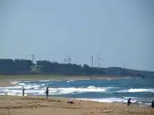 片野海岸からあわら市の風車群[📸20年09月]
