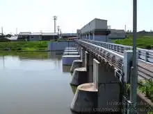 前川水辺歩行ルートから梯川逆水門を渡った[📸20年7月]