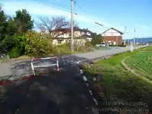 健康ロードは右手の路地を走る[📸19年11月]