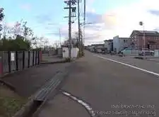 自転車道は内灘高校の近くにある[📸20年11月]