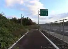 少し進むとのと里山海道から道はそれる[📸20年11月]