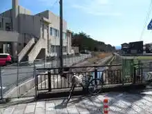 松任総合運動公園を外周するように水路沿いを進む[📸20年03月]